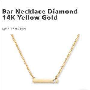 14K yellow gold necklace
